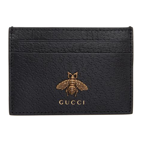 gucci card holder bee